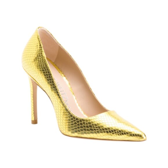 Stuart Weitzman Shoes - STUART WEITZMAN Made In Spain Leather Stuart 100 Pumps